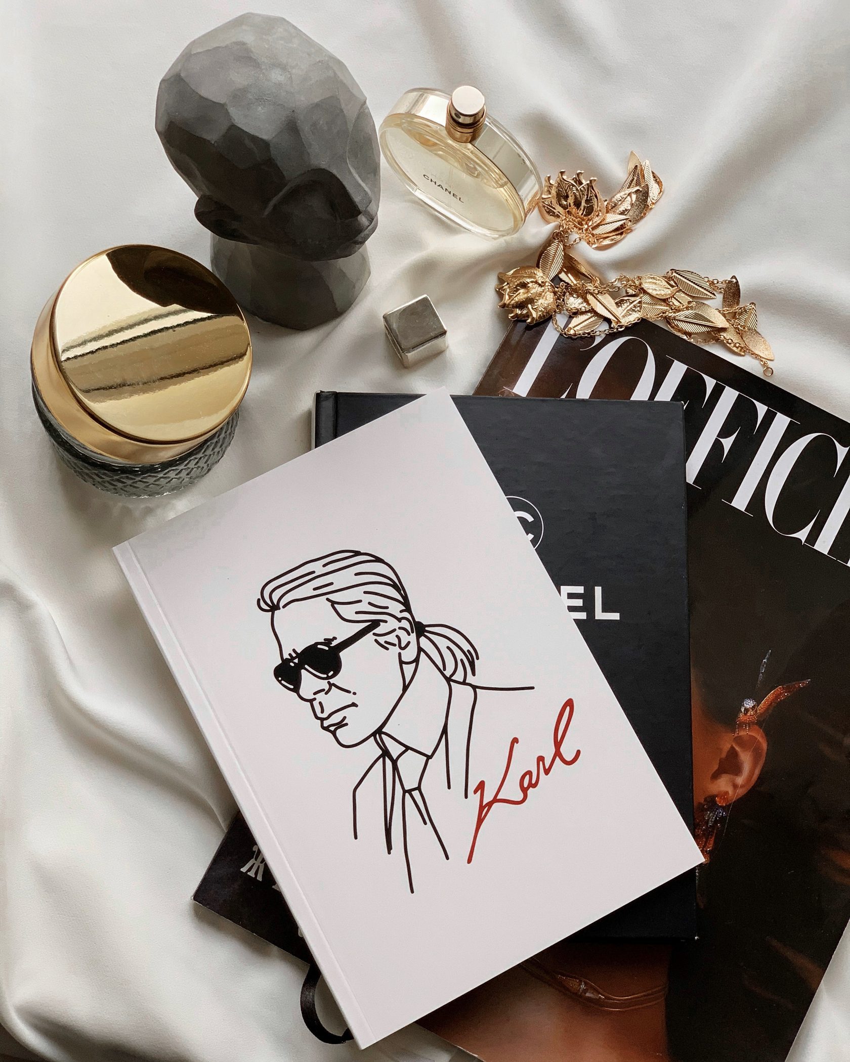 Блокнот белый Karl